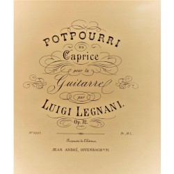 Luigi Legnani - Potpourri en Caprice pour la Guitarre